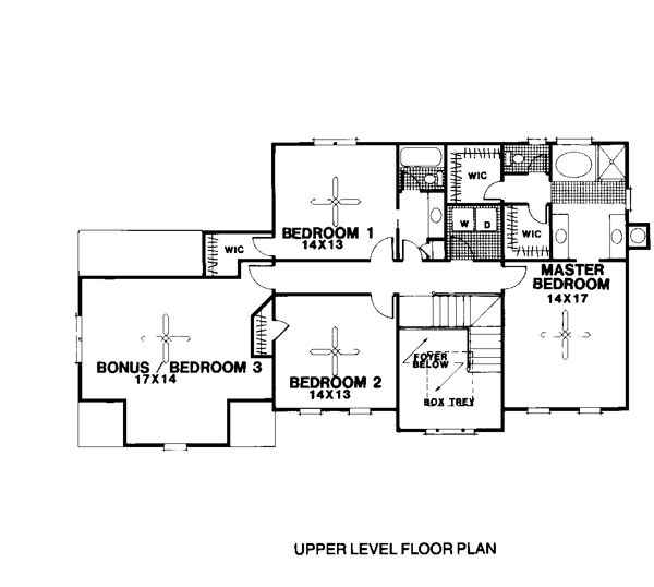 Upper Level Floorplan